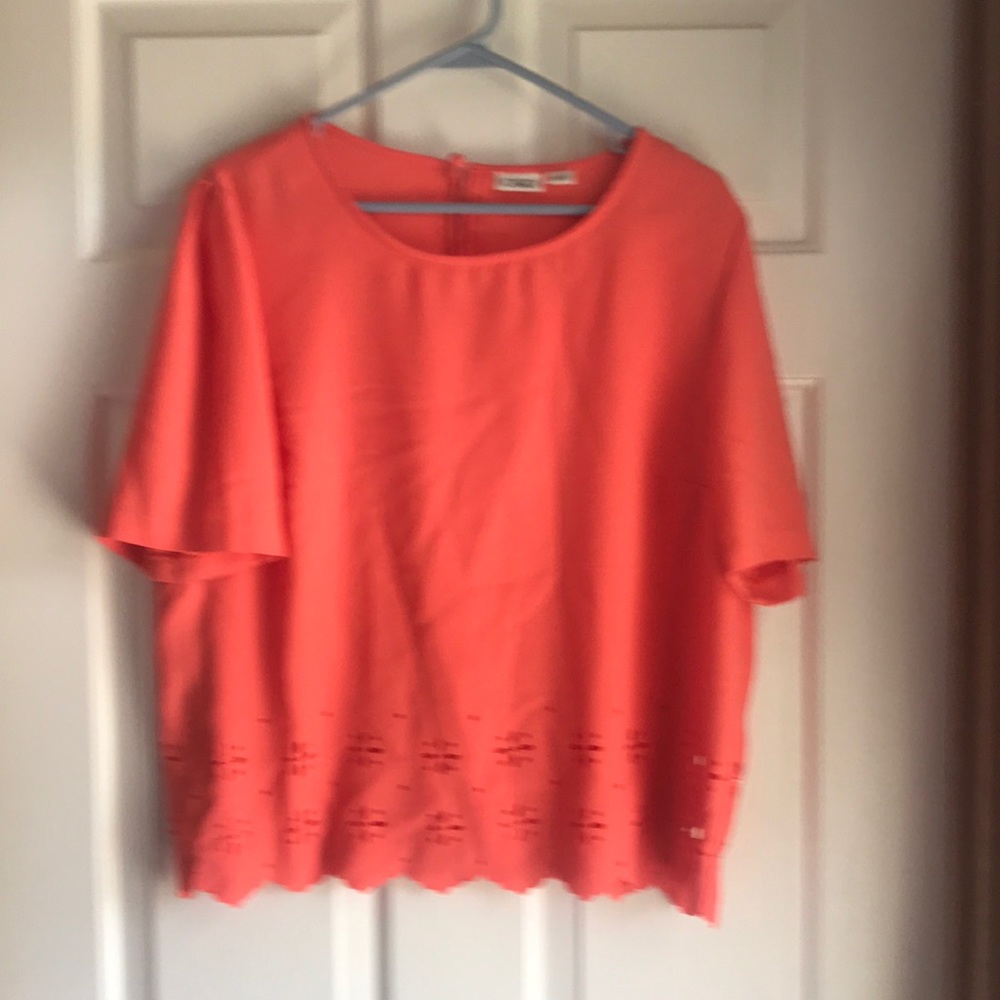 Orange Cato dressy top XL